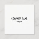 Recherche de minimalisme cartes visite Blanc