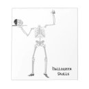Search for skull and bones notepads Halloween