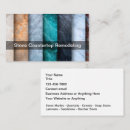 Recherche de comptoir cartes visite Cuisine