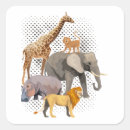 Search for african animal stickers Zoo