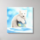 Recherche de ours blanc toiles Réchauffement climatique