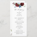 Search for dusty blue wedding programs Order of service