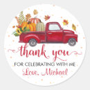 Search for red truck stickers Pumpkin patch