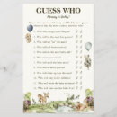 Search for woodland baby shower games Watercolor