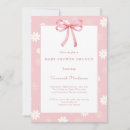 Search for pink and white baby shower invitations Elegant