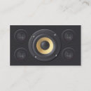 Search for audio speaker business cards Music