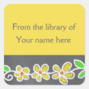 Search for yellow bookplates Floral