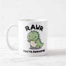 Search for cute baby dinosaur mugs T rex