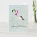 Search for hummingbird birthday cards Purple