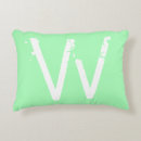 Search for mint green pillows monogrammed