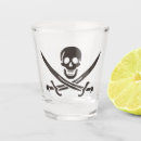 Search for pirate shot glasses Skull and crossbones