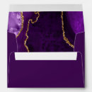 Search for purple and gold envelopes Faux glitter