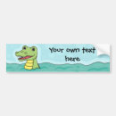 Search for crocodiles bumper stickers Alligator