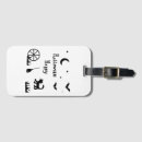 Search for horror luggage tags Black