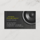 Search for audio speaker business cards Cool