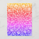 Search for circles design postcards Mandala
