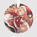 Search for anime ornaments Santa