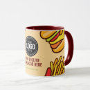 Search for cartoon burger mugs Illustration
