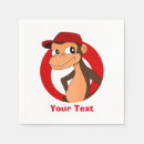 Recherche de dessin singe serviettes Animal