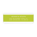 Search for lime green return address labels Chic