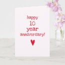 Search for 10 year anniversary cards Heart