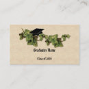 Recherche de nominative cartes visite Diplômé