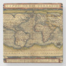 Search for world map coasters Old world maps