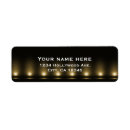 Search for hollywood return address labels Black
