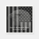 Search for retirement party napkins Veteran