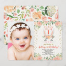 Search for easter bunny birthday invitations Floral