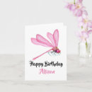Search for blank birthday cards Dragonfly
