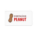 Search for container return address labels Peanut allergy