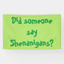 Search for st patricks day party decor Shenanigans