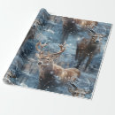 Recherche de rennes papier cadeau Cerf