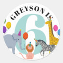 Search for animal number stickers For kids