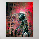 Search for alien invasion posters Outer space