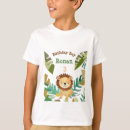 Search for jungle birthday tshirts Lion