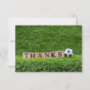 Search for soccer thank you cards Green