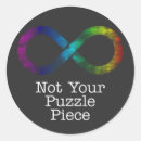 Search for puzzle print stickers Autistic