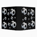 Search for soccer binders Black and white
