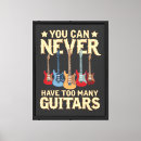 Search for guitar canvas prints Music