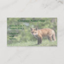 Search for fox business cards Wildlife