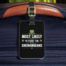 Search for shamrock luggage tags Saint