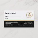 Recherche de rendez vous dentiste cartes visite Logo