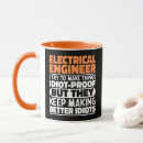 Search for funny electrical engineer mugs Electricity