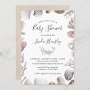 Recherche de tropical watercolor baby shower invitations Plage