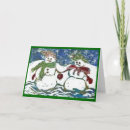 Search for snowwoman christmas cards Winter