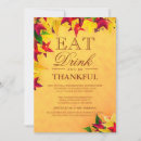 Recherche de autumn thanksgiving invitations Reconnaissant