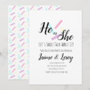Search for pastel gender reveal invitations Cute