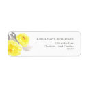 Search for purple and grey return address labels Trendy
